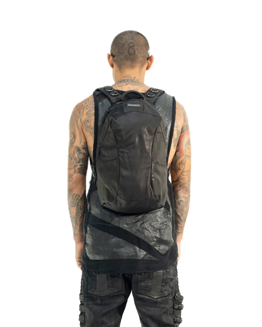 HYLO-361 Vertebral Avantgarde-Leder-Laptop-Rucksack