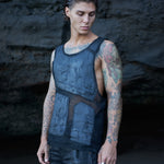 mens avant garde street clothing tank top sleeveless