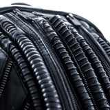 Handcrafted unique sci-fi leather goods with avant-garde, alien xenomorph, biomorphic design